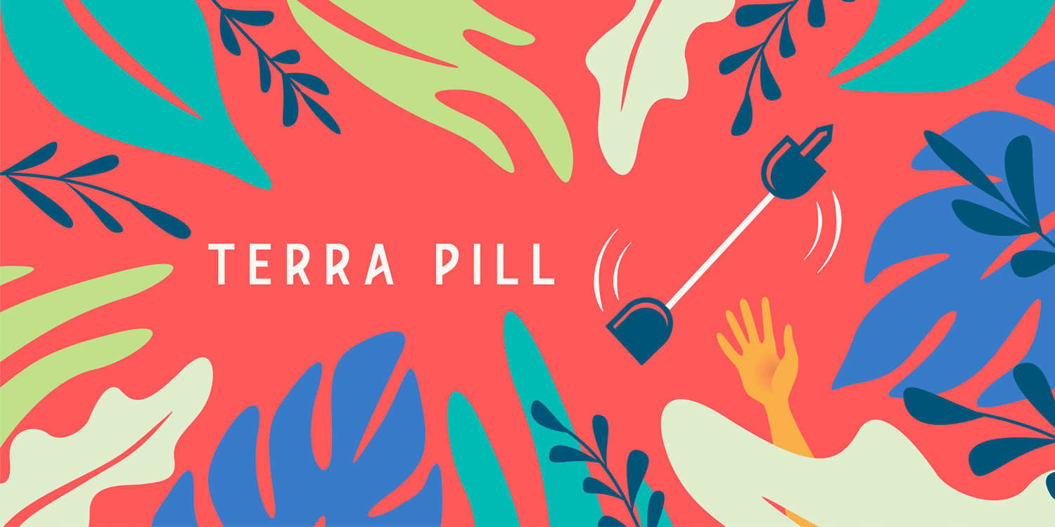 Terra Pill Flora Logo Animation