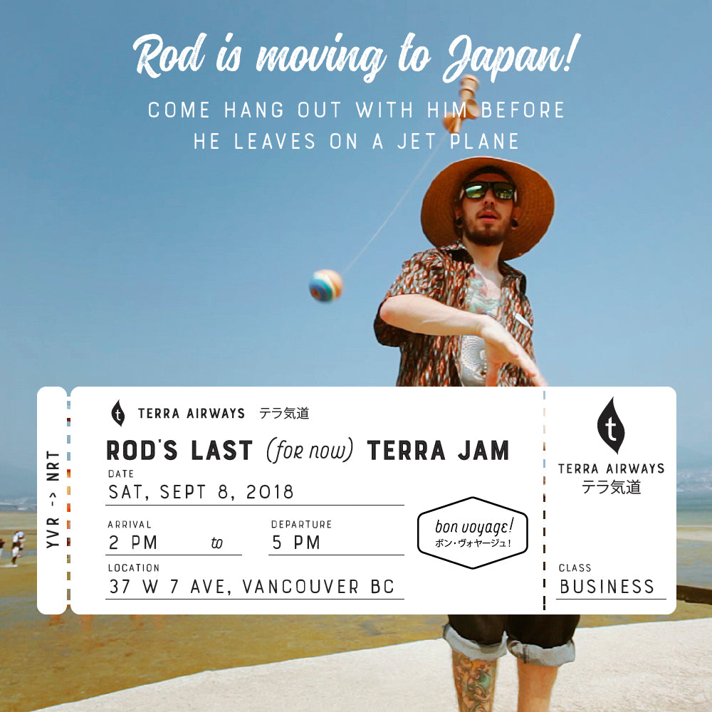 Sep 8, 2018 - Rod's Last Terra Jam! (for now)