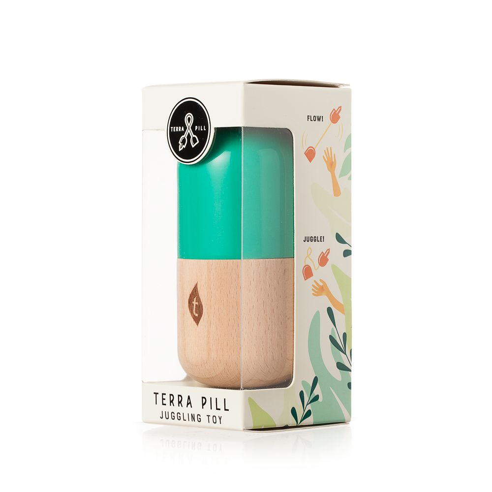 Terra Pill - Midsize Leaf Green